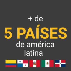 mas de 5 paises